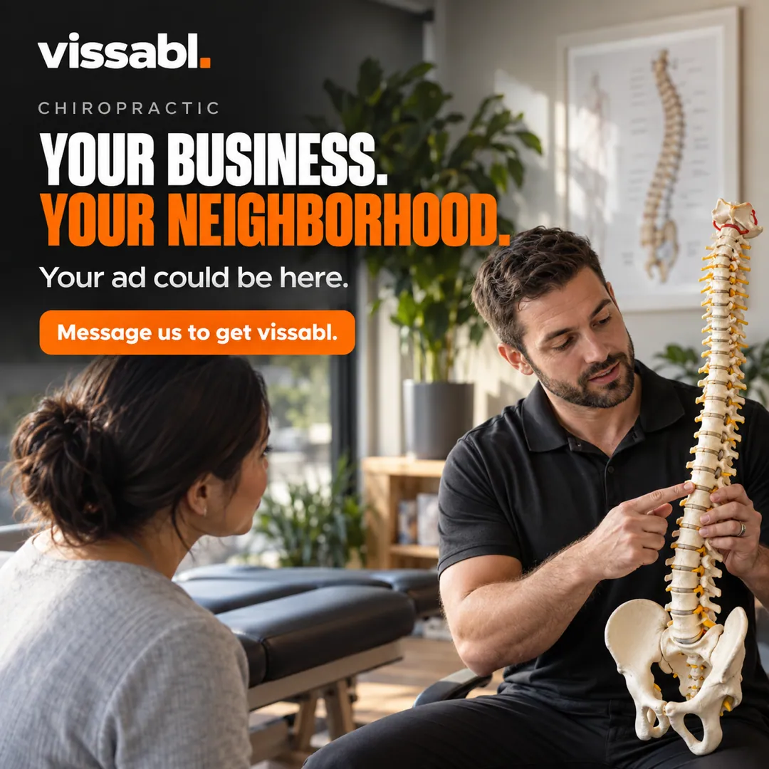 Vissabl ad for Chiropractic: your ad could be here